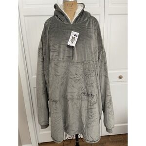 Blanket Sweatshirt Sherpa Plush Soft Comfy Fleece‎ Oversized Hoodie Pocket Gift